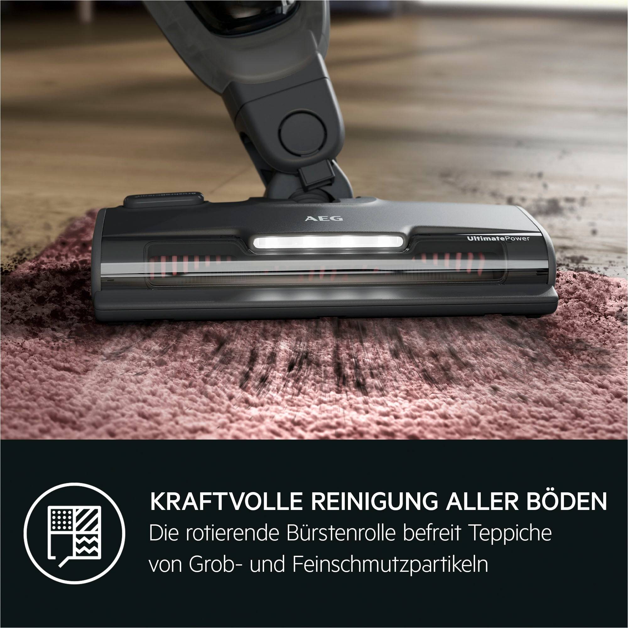 AEG AS52CB18DB Draadloze Steelstofzuiger Zonder Zak 0,3 L 29 W Zwart (900 402 210)-3