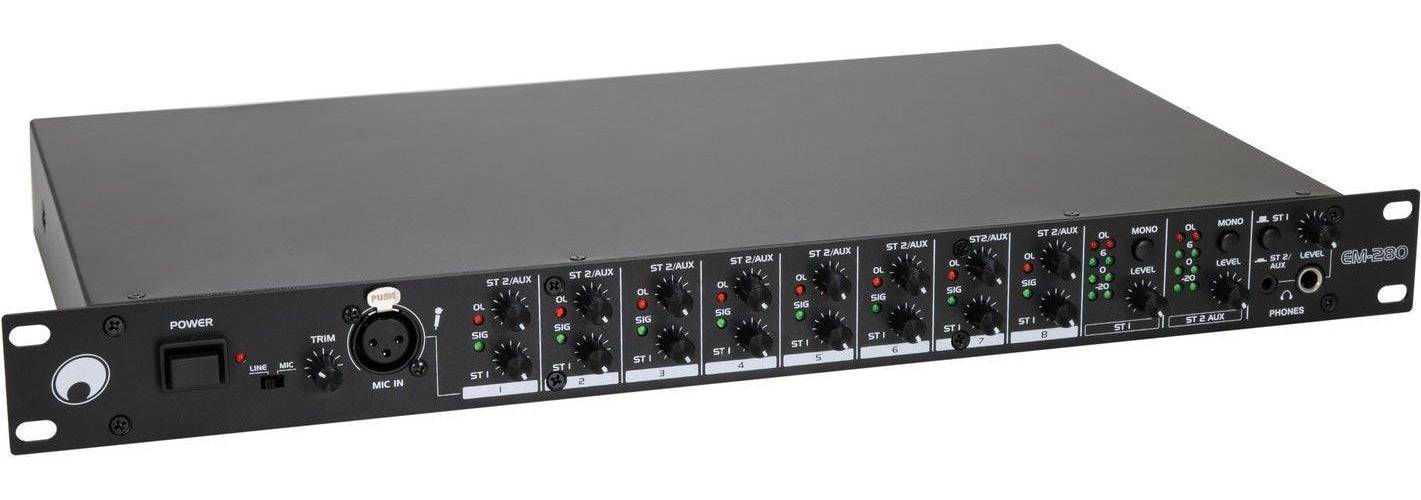 OMNITRONIC EM-280 Entertainment Mixer voor Studio- en Live-toepassingen-0