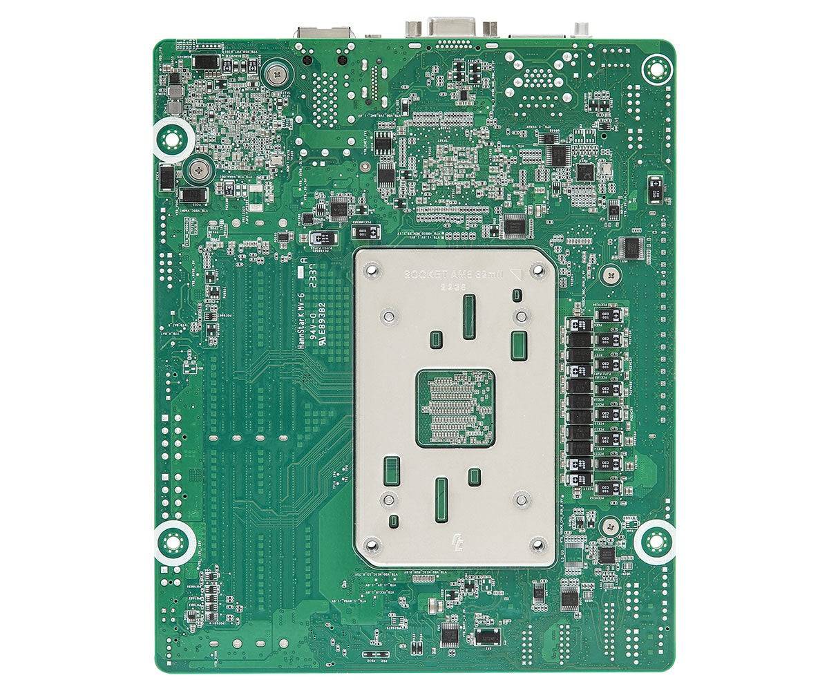 ASRock Rack AM5D4ID-2T/BCM Moederbord - Deep Mini-ITX - Socket AM5 - AMD X300-2