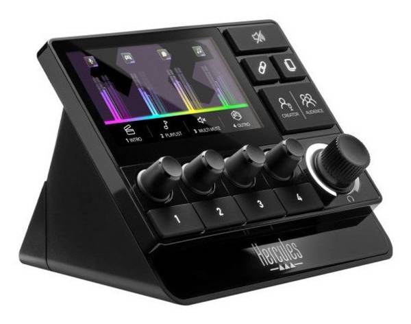 Hercules Stream 200 XLR Audio Controller met LCD Scherm (4780934)