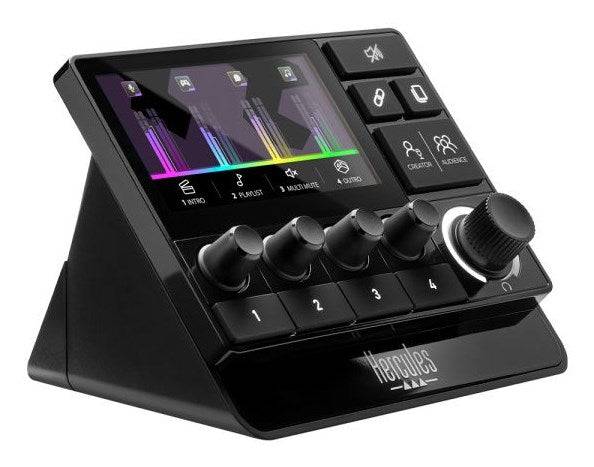 Hercules Stream 200 XLR Audio Controller met LCD Scherm (4780934)-0