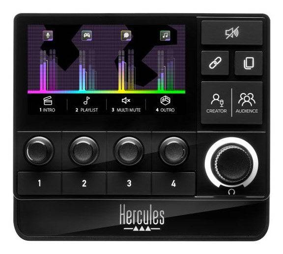 Hercules Stream 200 XLR Audio Controller met LCD Scherm (4780934)-2