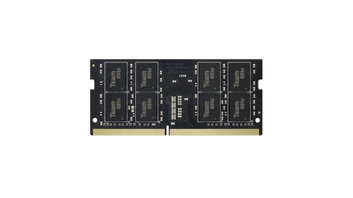 TEAM Elite DDR4 Module - 16 GB - SO DIMM 260-PIN - 3200 MHz - TED416G3200C22-S01 PC4-25600 CL22-0