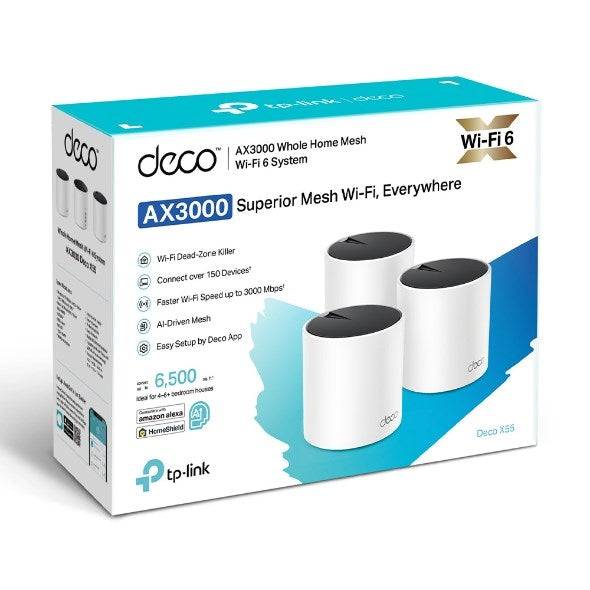 TP-Link Deco AX3000 Mesh WiFi 6 Systeem - Ultrasnel WiFi 6 Mesh-WLAN-6-System 6-Technologie-2