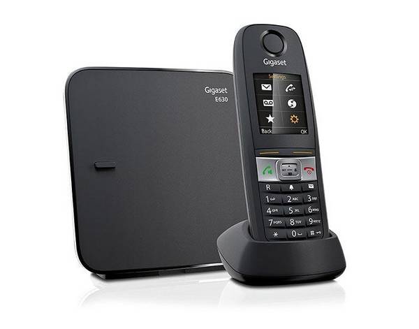 Gigaset E630 - Draadloze Telefoon met Nummerweergave - DECT/GAP - Zwart