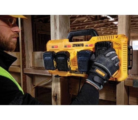 DeWalt DCB104-QW Quad Snellader voor 4 Batterijen-4