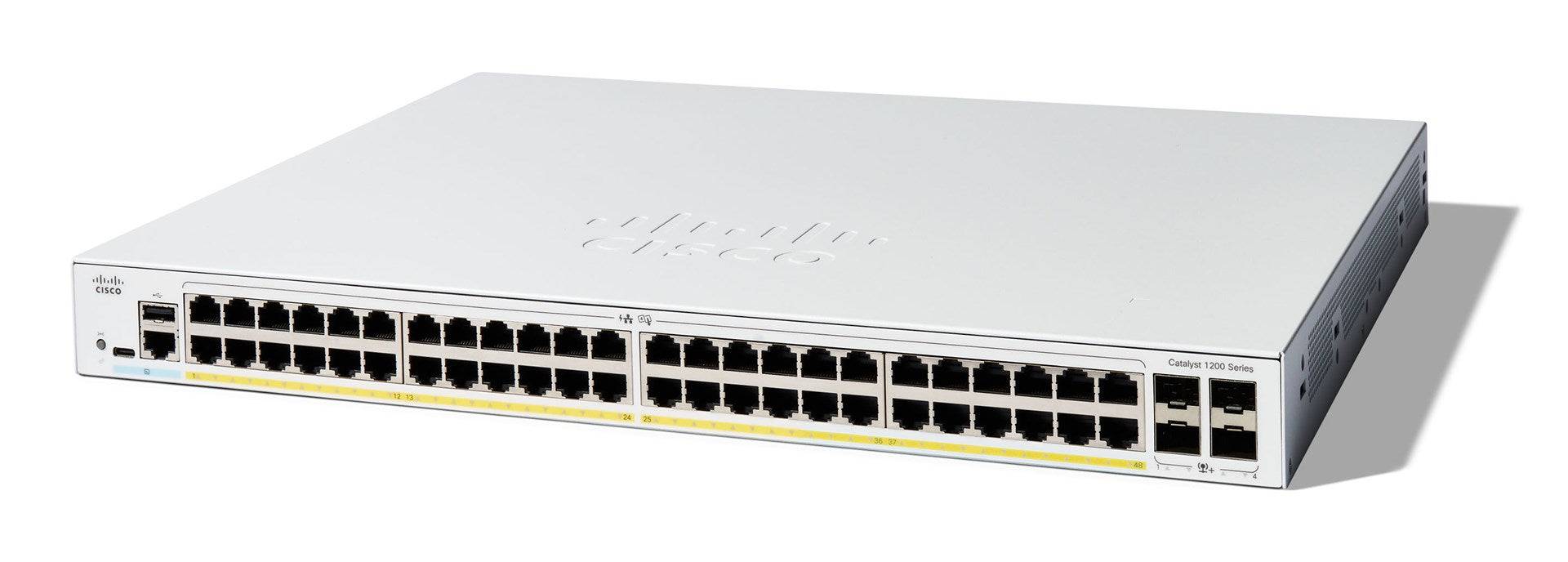 CISCO CATALYST 1200 48-PORT GE POE 4 x 10 g SFP+ (C1200-48P-4X)-0