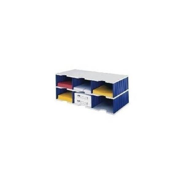 styrodoc trio Bestandsopslagdoos Polystyreen Blauw/Grijs (268-0322.38)