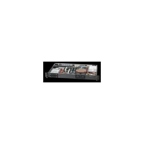Super Micro Supermicro SC510 T-203B Rackmount 1U Micro-ATX Hot-Swap Behuizing CSE-510T-203B