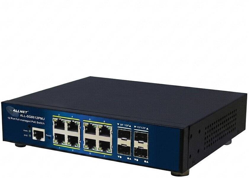 ALLNET Switch Volledig Beheerd Layer 2+ 26 Poorten 24x GbE PoE 370W ALL-SG8626PMJ Layer2 22x-0