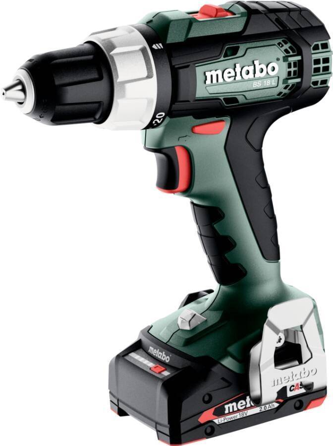 Metabo BS 18 L 2 x 2Ah Accu Boor-/Schroefmachine met metaBOX (614051500)-0