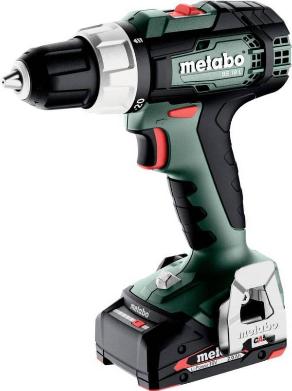 Metabo BS 18 L 2 x 2Ah Accu Boor-/Schroefmachine met metaBOX (614051500)