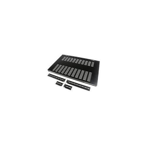 StarTech.com 19" Zware Verstelbare Rackplank - Geventileerd - Zwart - 1U 4POSTRACK25-0