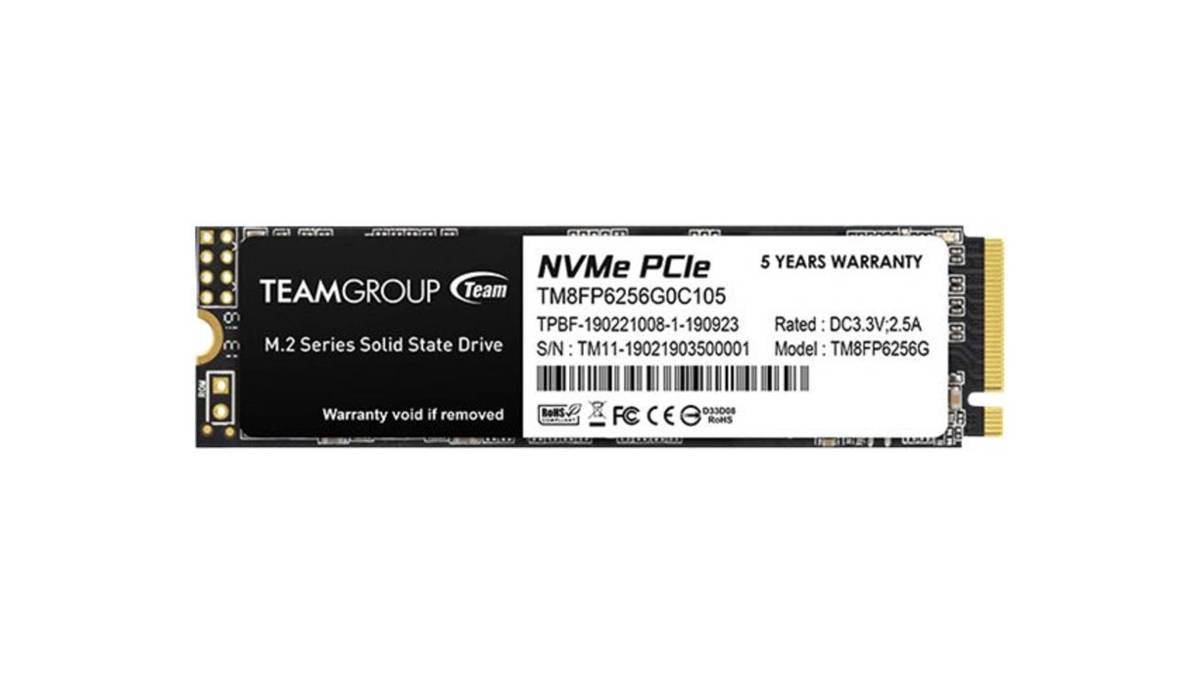 Team Group MP33 SSD 256 GB Intern M.2 2280 PCIe 3.0 x 4 (NVMe)-0