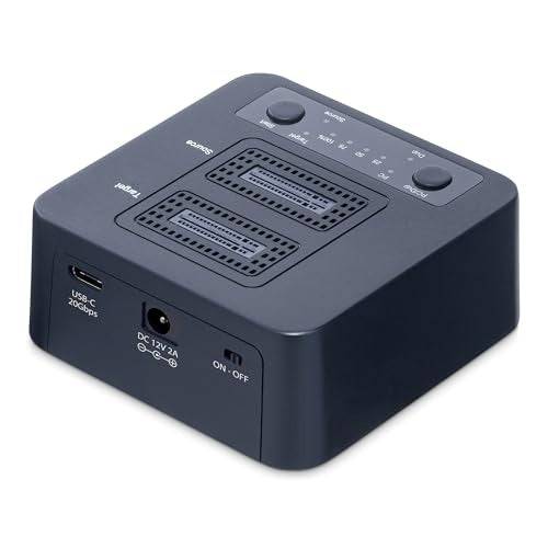 StarTech.com M2-HDD-DUPLICATOR-N1 - 1:1 Standalone M.2 NVMe Schijfduplicator en Dock - 2 Bays - TAA-conform-1