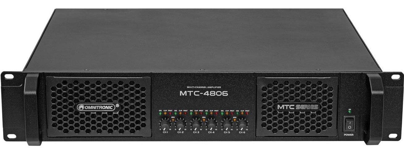 OMNITRONIC MTC-4806 - 6-Kanaals Versterker (10452433)-0