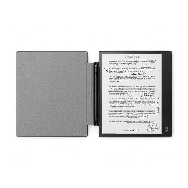Kobo N605-AC-BK-E-PU E-Book Reader Schutshoes 26,2 cm (10,3") Flip Case Zwart-1