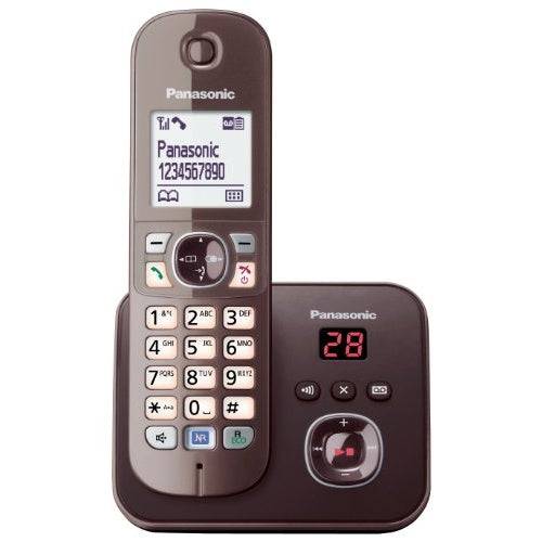 Panasonic KX-TG6821 Draadloze Telefoon met Antwoordapparaat DECT - Mocha Bruin (KX-TG6821GA)-1