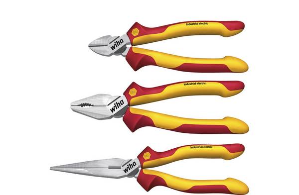 Wiha Tangenset 3-delig Combinatietangen, Platneus, Zijkniptangen 3-piece Z99000109