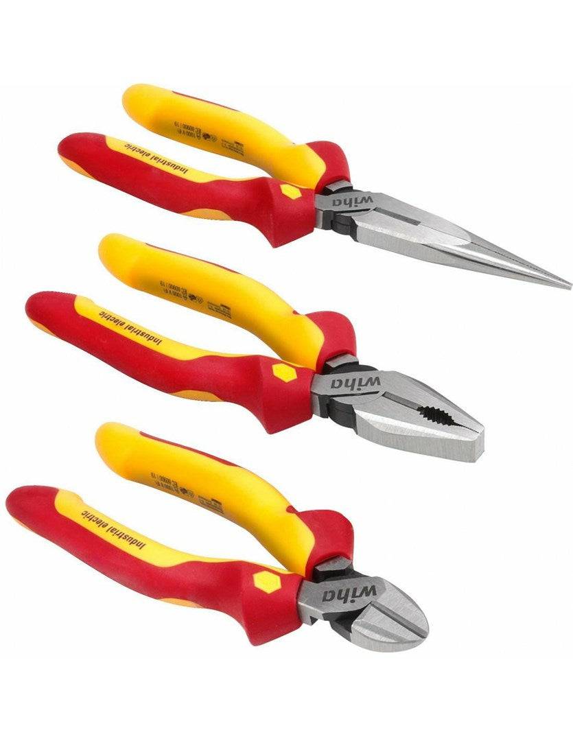 Wiha Tangenset 3-delig Combinatietangen, Platneus, Zijkniptangen 3-piece Z99000109-1