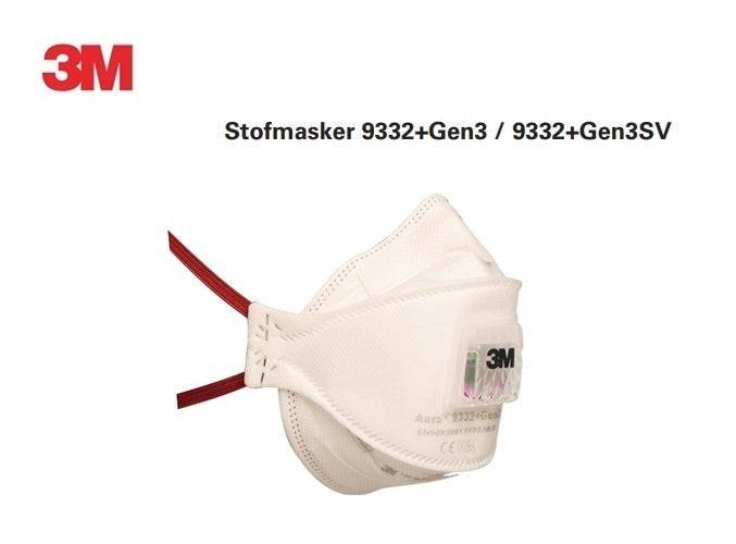 3 M Fijnstofmasker FFP3 Aura 9332 + Gen3 10 st. (9332 + Gen3) 9332+Gen3-0