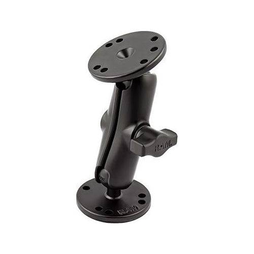 RAM Mounts Montagekit - B-Ball (1"), 2x Ronde Basisplaten (AMPS), Middelste Verbindingsarm - RAM-B-101U-0