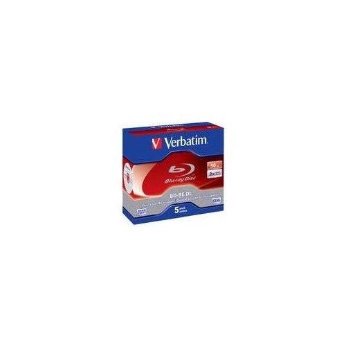 Verbatim - BD-RE DL - 5 x 50 GB 2x - Jewel Case (43760)-0