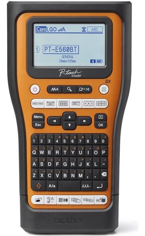 Brother P-Touch PT-E560BTVP Labelprinter Zwart & Oranje 24 mm-0