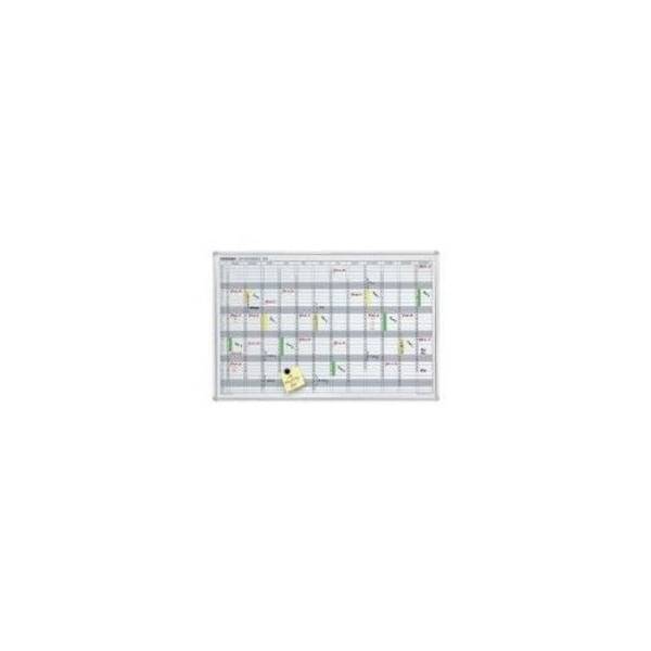 Franken Jaarplanner, JetKalender® JK703 Witte Magnetische Planner, 90 cm x 60 cm