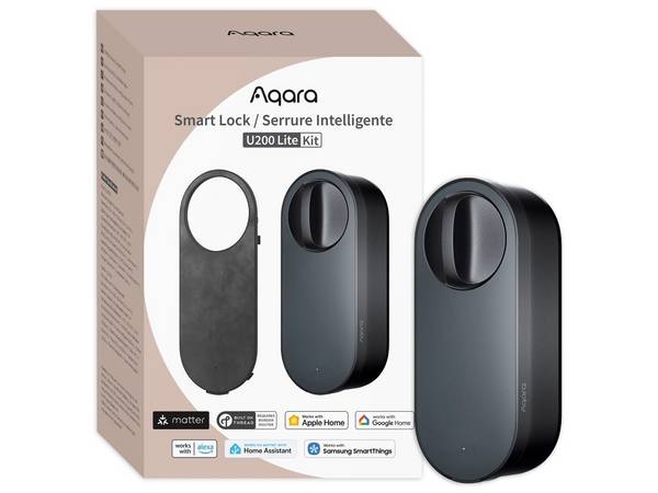 Aqara Slimme Deurvergrendeling U200 Lite - Zwart - EL-D03D