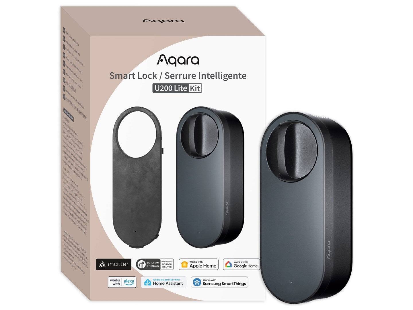 Aqara Slimme Deurvergrendeling U200 Lite - Zwart - EL-D03D-0