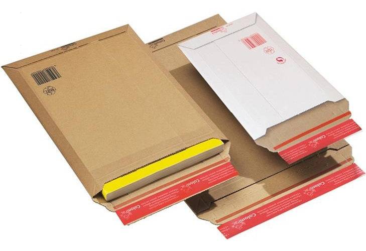ColomPac Verzendzak Bruin Golfkarton 250 x 360 x 50 mm - 20 Stuks (CP 010.06)-0