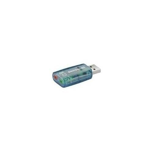 Wentronic Goobay USB 2.0 Geluidskaart, Transparant, voor het Aansluiten van Microfoons en Luidsprekers (68878)-0