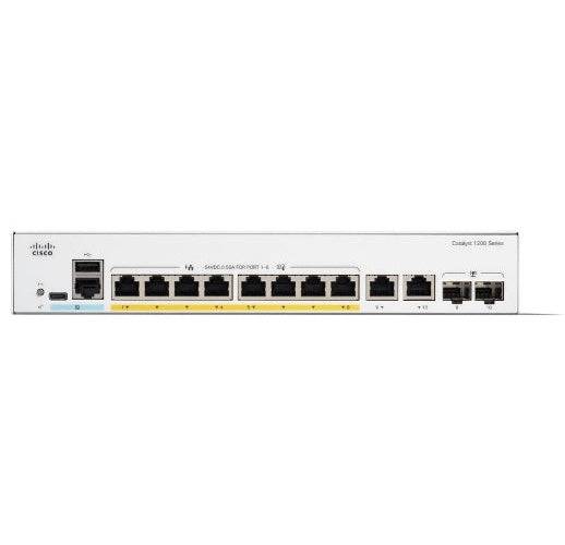CISCO Catalyst 1200 8-poorts Data-Only Switch - Externe Voeding, C1200-8T-E-2 g 8-Port-0