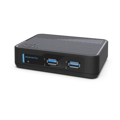 SEH utnserver Pro - zwart - Ethernet-LAN - 10/100/1000 Mbit/s (M05130) 802.1Q 802.1 x 802.3ab 802.3u EAP-MD5 10BASE-T 10-2