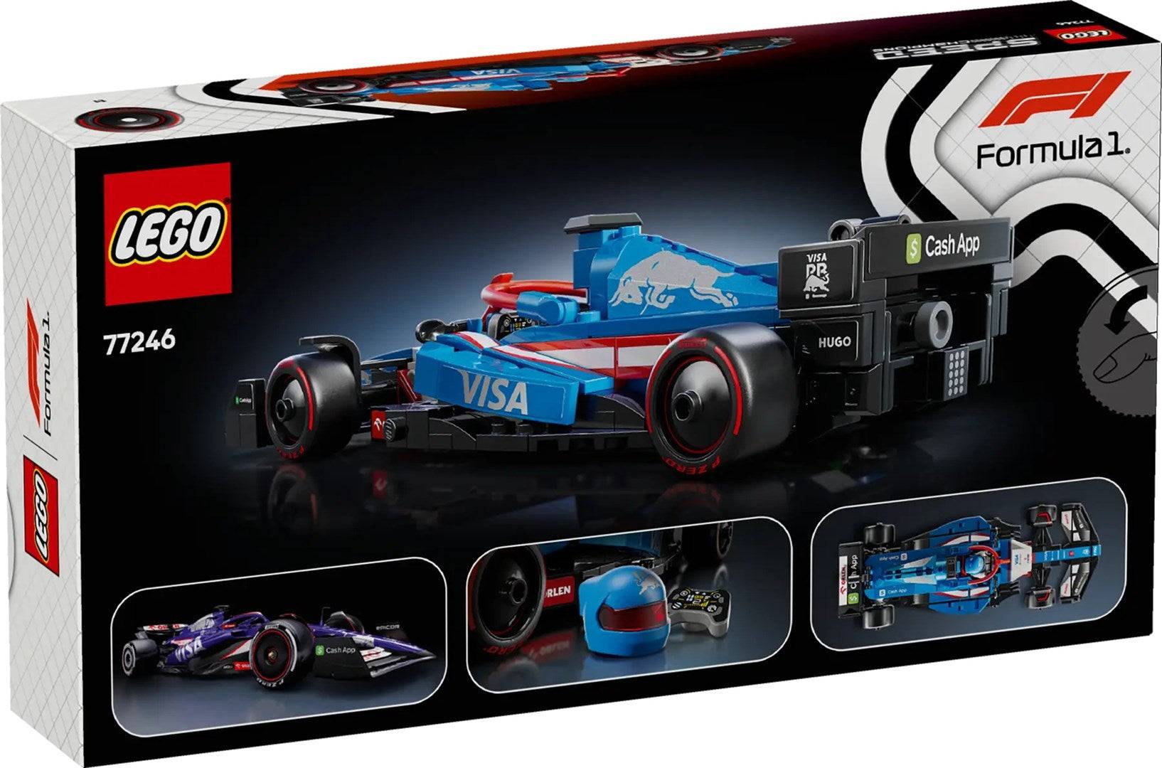 LEGO Speed Champions Visa Cash App RB VCARB 01 F1 Raceauto 77246-1