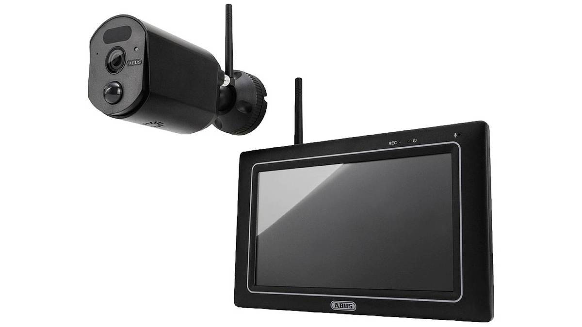 ABUS EasyLook BasicSet Monitor + Camera(s) AC Voeding 17,8 cm (7") LCD Monitor 1 Camera(s) Zwart (PPDF17000)-0