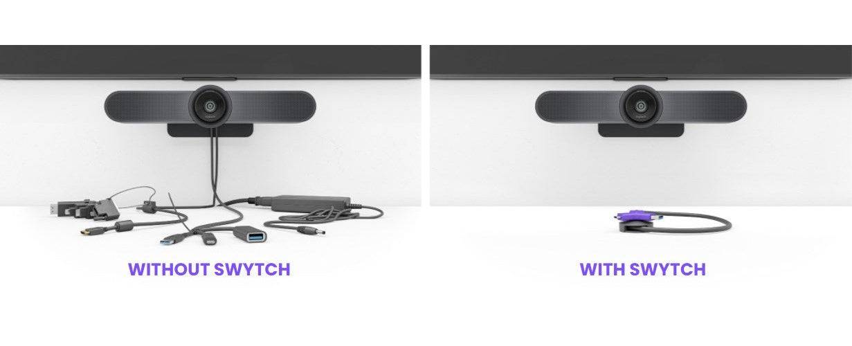 Logitech Swytch Hub - 2 x HDMI + 1 x SuperSpeed USB + 2 x USB-C - Desktop-3
