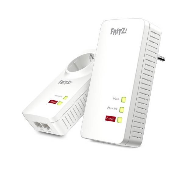 AVM FRITZ!Powerline 1260E WLAN Set 1200MBit - 3 Ethernet Poorten (20002795) AV2