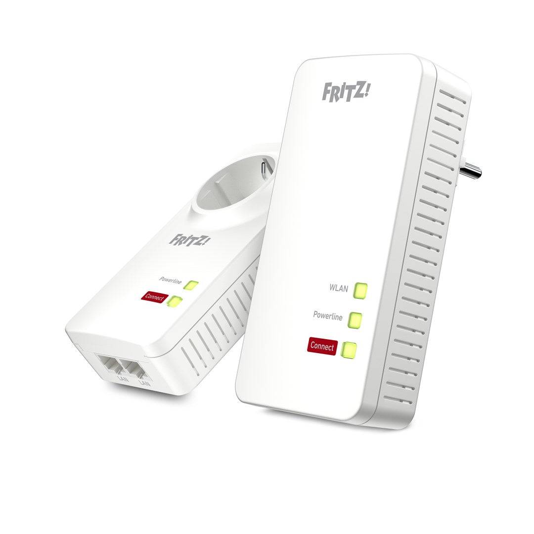 AVM FRITZ!Powerline 1260E WLAN Set 1200MBit - 3 Ethernet Poorten (20002795) AV2-0
