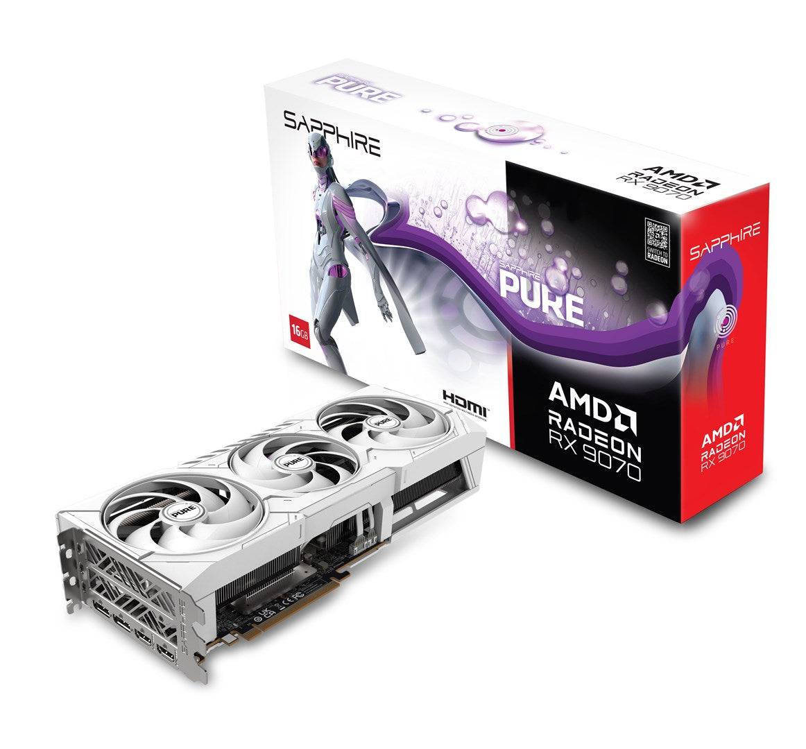 Sapphire Pure Radeon RX 9070 AMD 16 GB GDDR6 Grafische Kaart-0