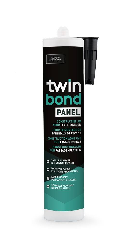 Twinbond Panel Zwart 310Ml-0