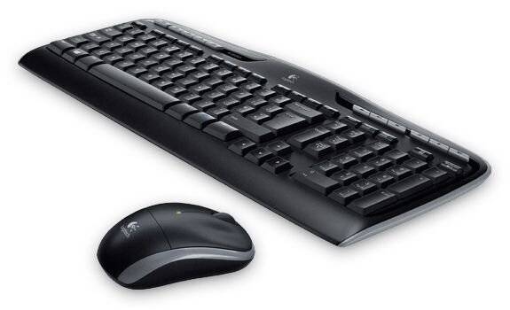 Logitech MK330 Wireless Combo Set met toetsenbord en muis Radiografisch Multimediatoetsen QWERTZ, Duits Zwart-3
