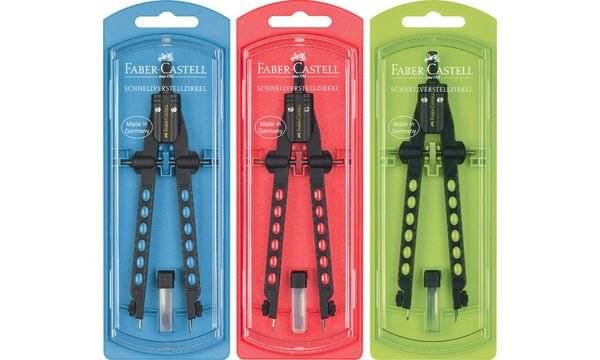 FABER-CASTELL Snelverstelbaar Kompas. Fabrieks-Neon-5