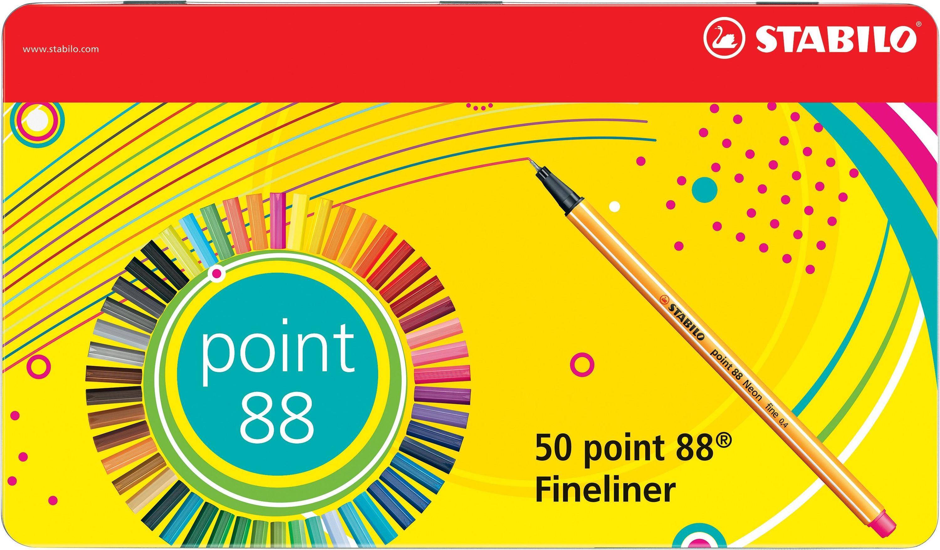 Fineliner STABILO point 88/50 F ass 59st-4
