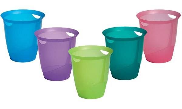 DURABLE TREND afvalbak 16l doorschijnend groen-6