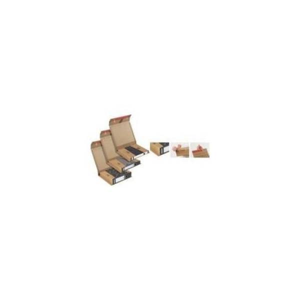 ColomPac Verzendingdoos voor DIN A4 Mappen, Bruin, Rugbreedte 35-80 mm, Stevig Karton - 20 Stuks (CP 050.01)