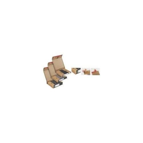 ColomPac Verzendingdoos voor DIN A4 Mappen, Bruin, Rugbreedte 35-80 mm, Stevig Karton - 20 Stuks (CP 050.01)-0