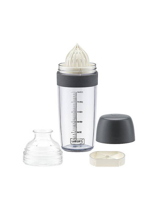 Lurch Shaker, 250 ml, Grijs, met Citruspers & Mixer, MPN: 10023