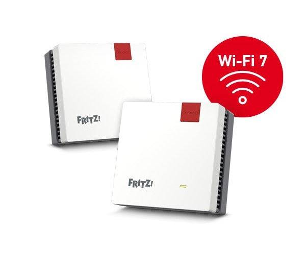 AVM FRITZ!Mesh Set 1700 2-Pack voor Wi-Fi Dekking in Huishoudens met 3-5 Kamers (20003134)